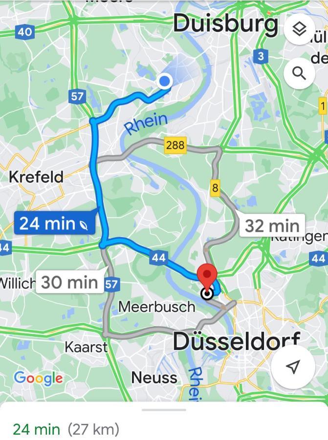 2 Rooms, Free Parking, 25 Min To Duesseldorf, 150 Mbps Wlan Duisburg Ngoại thất bức ảnh